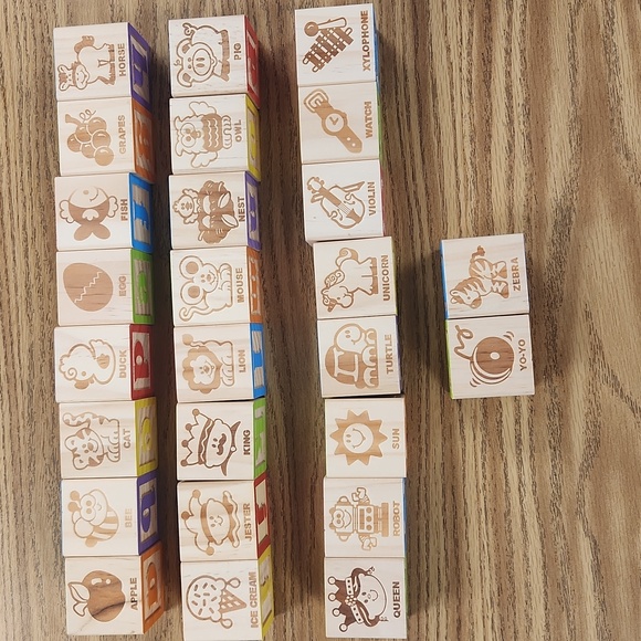 Colorful Alphabet Blocks - Picture 4 of 6